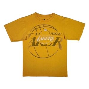 Vintage LA Lakers Adidas Shirt Small Y2K Retro NBA Basketball Sportswear Tee
